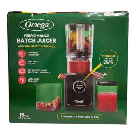 Omega 737416005236 Performance Batch Juicer Intellidial Hands Free Technology New