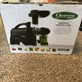 Nc900b Omega 737416045584 Nutrition System Horizontal Juicer New In Box