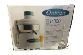 J4000 Omega High Speed Pulp Ejection Juicer 1/3 Hp Juices Vegetables 1yrwarranty #2