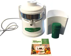J4000 Omega High Speed Pulp Ejection Juicer 1/3 Hp Juices Vegetables 1yrwarranty