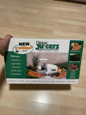 J8003x Omega 8003 Nutrition Center Commercial Juicer Fruit Juice Extractor White New Inch