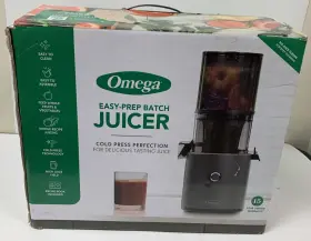 Jc2022gy11 Omega Easy Prep Batch Juicer 68 Oz Capacity 150-watts - Used Black