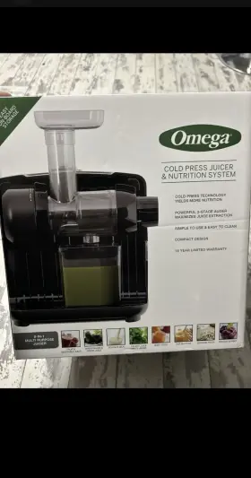Jcube2mb13 Omega Juicer Cold Press 365 Slow Masticating Juice Extractor And N