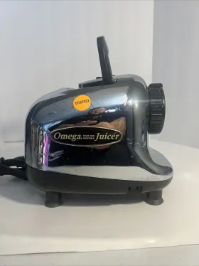 Om8005 Omega 8005 Juicer With Chrome And Black Finish - Motor Replacement