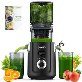 Om280-b Ommo Cold Press Juicer Machines 5.1 Inch Wide Chute Slow For Whole Fruits And Ve