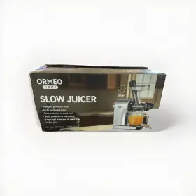 Zm15135 Ormeo Home Slow Juicer 150w Black Silver Easy Clean Reverse Function