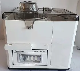 Mj-c90p Panasonic Vntg Juice Extractor Works No Pusher See Pics/desc