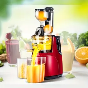 Vj347313 Paracity Slow Masticating Juicer Cold Press Juice 150 Watts Extractor Apple Orange