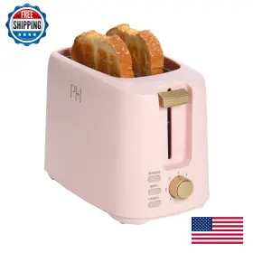 B0dzyy4sfv Paris Hilton 2-slice Toaster Extra-wide Slots 7 Browning Bagel Defrost