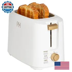 B0dzz66q7p Paris Hilton 2-slice Toaster Extra-wide Slots 7 Browning Settings Bagel Defro