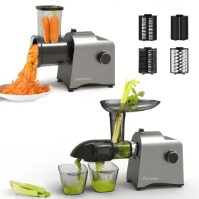 Parmedu 060993482158 Slow Masticating Juicer And Veggies Grater Cold Press For Vegetable F