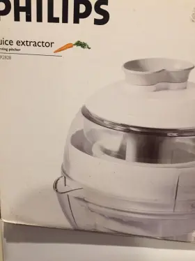 Hr2828 Philips Vegetable/fruit Extractor Serving Pitcher Appliance New Unopened #2