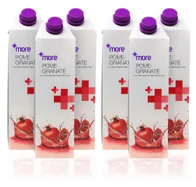 Pomegranaze 760081501280 Pomegranate Juice Cartoon - Tetra Pack 1 Lt Of 6