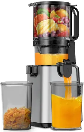Sj-057 Power Ypone Cold Press Juicer With 5.8 Inch Extra Large Feed Chute 350w Motor