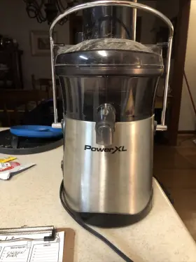 072-04-9288 Powerxl Self Cleaning Juicer 1200w Centrifugal Juicer- Silver