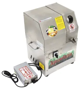 134077 Preasion 24v Dc Or 110v Ac Electric Sugarcane Juice Extractor 4 Rolls Juicer Ou