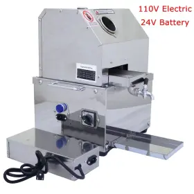 13e40c53 Preasion Dual-purpose Desktop Sugar Cane Juicer Press Machine 110v Electric / 24v Charger