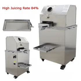 13m40a76 Preasion 110v Commercial Electric Sugar Cane Press Juicer Machine 84% High Juicing Rate