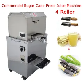 4-13m40a38 Preasion 4 Roll Sugar Cane Press Juicer Machine 110v Electric Extractor