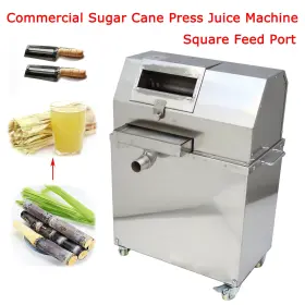 4-13m40a57 Preasion Commercial Sugar Cane Press Juice Machine Sugarcane Extractor Square Feed Port