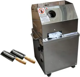 Preasion 762102946418 Used Commercial 110v Vertical Electric Sugar Cane Juicer Press Machine 3 Rollers