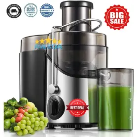 Premium 073838947106 Mejor Maquina Para Hacer Jugos Juguera Electrica Acero Inoxidable New