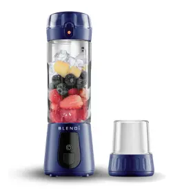 Premium 669818929592 Blendi Pro Plus Cordless Portable 17.5oz Rechargeable Blender Blue