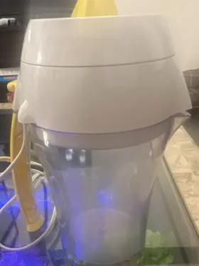 0262101 Presto Electric Automatic Citrus Juicer White Yellow Detachable Easy Clean Lid Jug