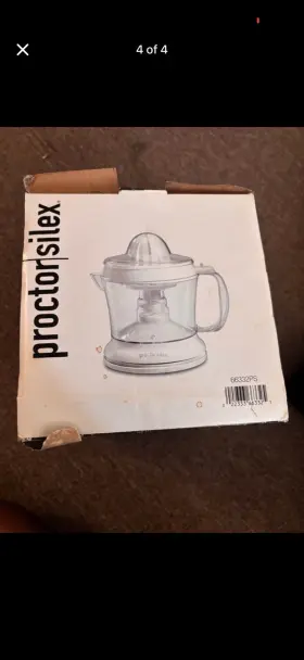 66332ps Proctor Silex Electric Citrus Juicer 34 Oz Pitcher 2 Reamers
