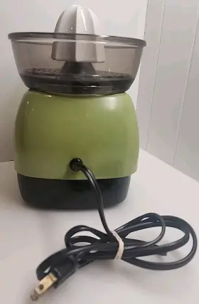 851c4 Proctor Silex Vtg Juicit Citrus Juicer Mcm Avocado Green Citation Tested #3