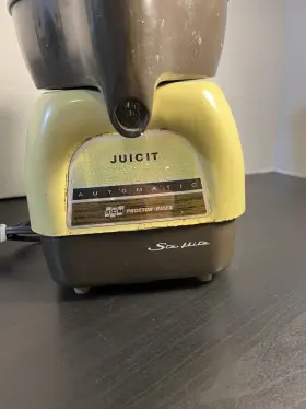 J108ha Proctor Silex Juicer Vintage Automatic Juicit Fully Tested Cool Yellow #3