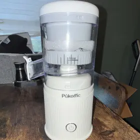 Pukomc Hb-zc08 Electric Automatic Citrus Juicer Portable Battery White