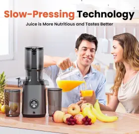 Mp-802g Pukomc Slow Juicer Exprimidor De Frutas M Quina Lenta F Cil Limpiar #2