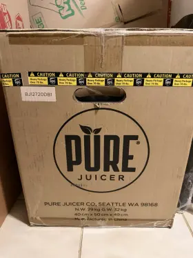 Bj12720db1 Pure Juicer 40x49x50 Cm 29kg Co Seattle Wa Made In China