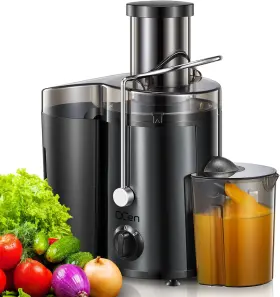 500w Qcen 445013965916 Centrifugal Juicer Wide Mouth 3ftft Feed Chute For Fruits And Vegetables Easy