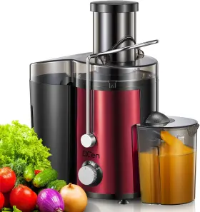800w Qcen 744759571878 Juicer Machine Centrifugal Extractor With Wide Mouth 3 Inch Feed Chute
