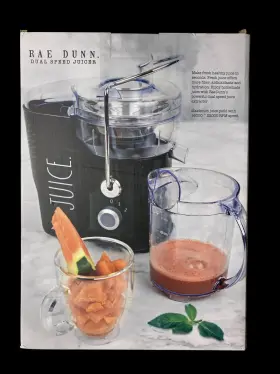 Rae Dunn 192598906359 Juice Machine 650 Peak Watt 1 L Capacity Large Mouth Juicer New In Box #2