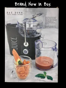 Rae Dunn 192598906359 Juice Machine 650 Peak Watt 1 L Capacity Large Mouth Juicer New In Box
