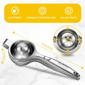 Rekix 221243446392 Lemon Squeezer Heavy Duty Juicer Lime Manual Citrus Press Oran #2