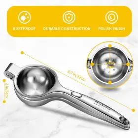 Rekix 313106185121 Lemon Squeezer Heavy Duty Juicer Lime Manual Citrus Pres #2