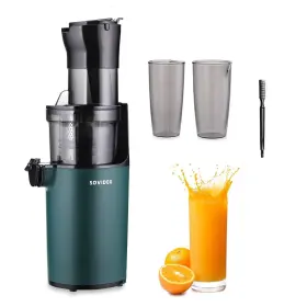 Repaly 717225622848 Compact Slow Masticating Juicer -juicer Machines Up To 92% Juice Yield 3.1 Inch