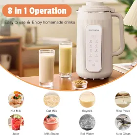 Ronteda Djj-01600 8 In 1 Automatic Nut Milk Maker - 20oz