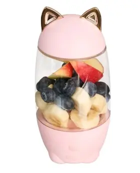 Kos8590 Room 2 Portable Usb Rechargeable Battery Novelty Cat-themed Blender