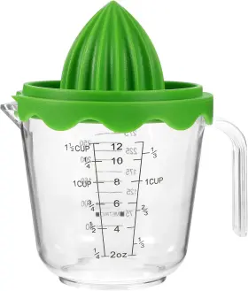 W491538udjg Rorpoir Manual Citrus Juicer With Measuring Cup Hand Press Lemon Squeezer As Shown