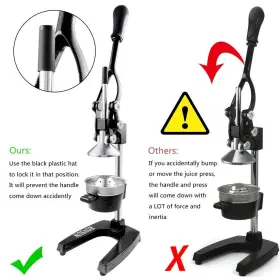Rovsun 820201069732 Professional Citrus Juicer Lemon Squeezer Commercial Grade Manual Fruit Press J #2