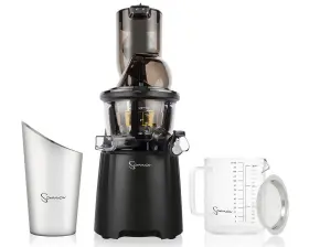 Sana 594179164523 868 Wide Mouth Premium Cold Pressed Vertical Juicer Patented Trap Door Syst