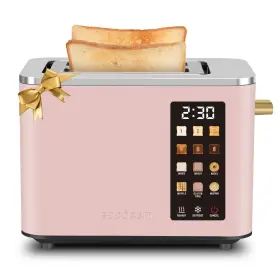 B0ddp9dtp3 Seedeem 2-slice Smart Toaster Touch Control Ss 6 Shade Settings Peach Pink