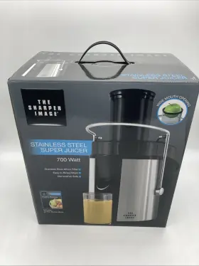 8021si Sharper Image Nib The Super Juicer 700 Watt Stainless Steel 8021 Siblj