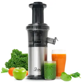 Sjv-107-a Shine 009375711368 Kitchen Co Cold Press Slow Masticating Juicer Stainless Steel