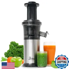 B07gtbthtx Shine Kitchen Co Sjv-107-a Cold Press Masticating Juicer Stainless Steel